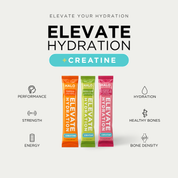 ELEVATE Hydration +Creatine Electrolyte Drinks Sachets