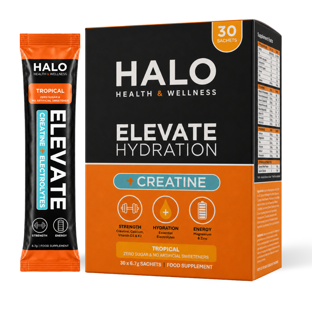 ELEVATE Hydration +Creatine Electrolyte Drink Lemon & Lime Flavour - 30 Pack
