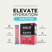 ELEVATE - Hydration +Creatine Drink Raspberry & Watermelon Flavour - 30 Pack