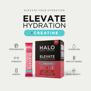 ELEVATE Hydration +Creatine Electrolyte Drink Raspberry & Watermelon Flavour - 30 Pack