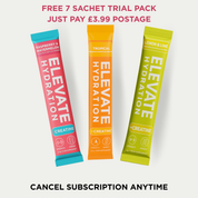 FREE Trial Pack ELEVATE Hydration +Creatine Drinks Sachets