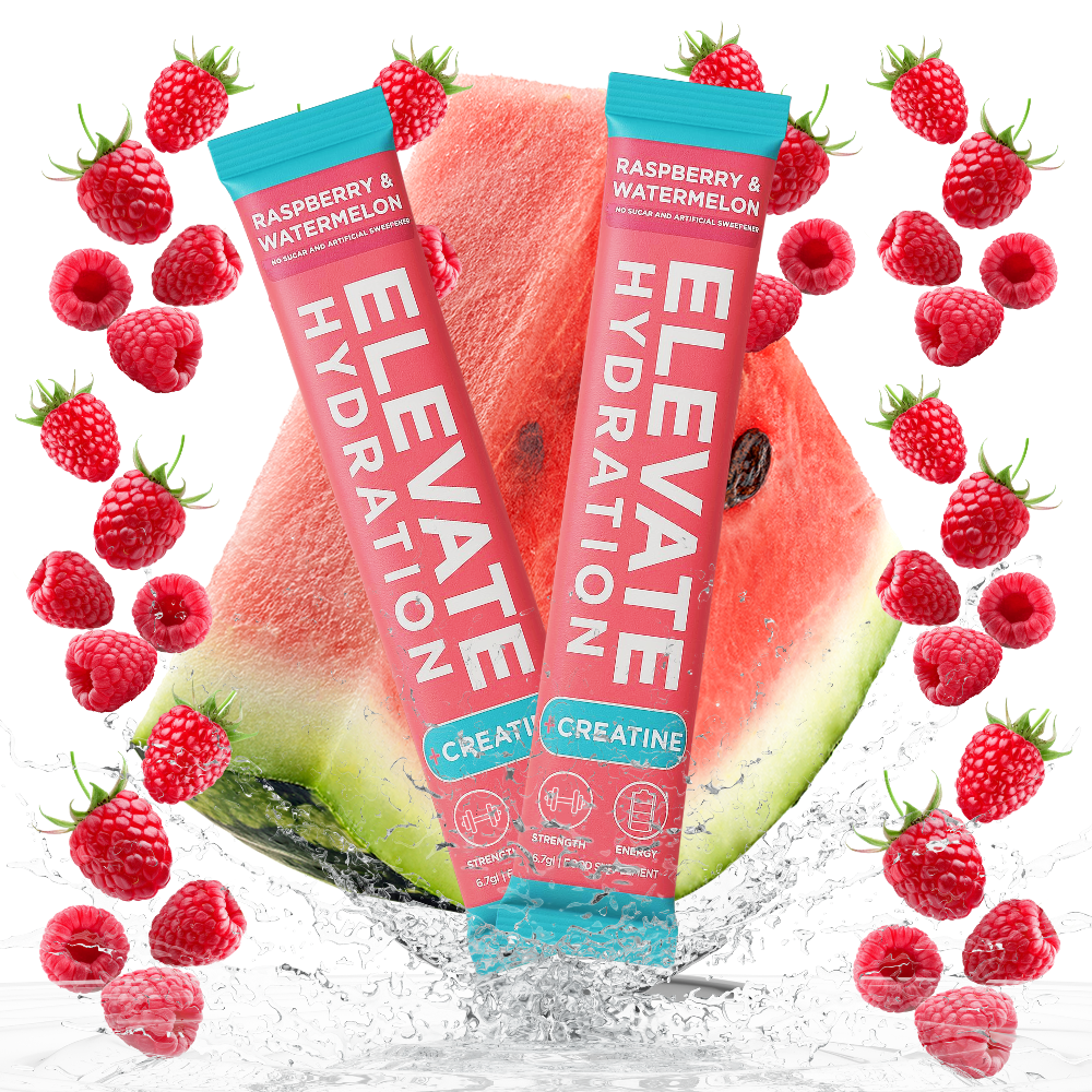 Elevate +Creatine Hydration Raspberry and Watermelon