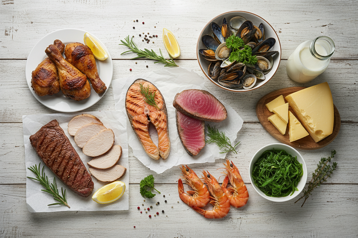 Foods that contain the antioxidant L-Taurine