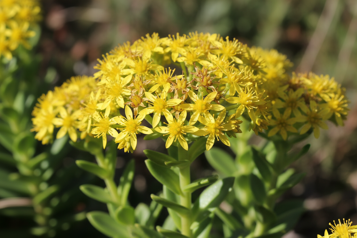 photograph of the rhodiola rosea flower